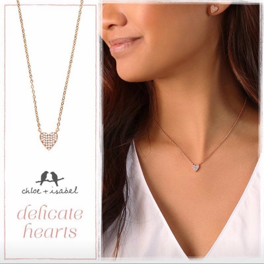 Petits Bijoux Heart Pendant Necklace